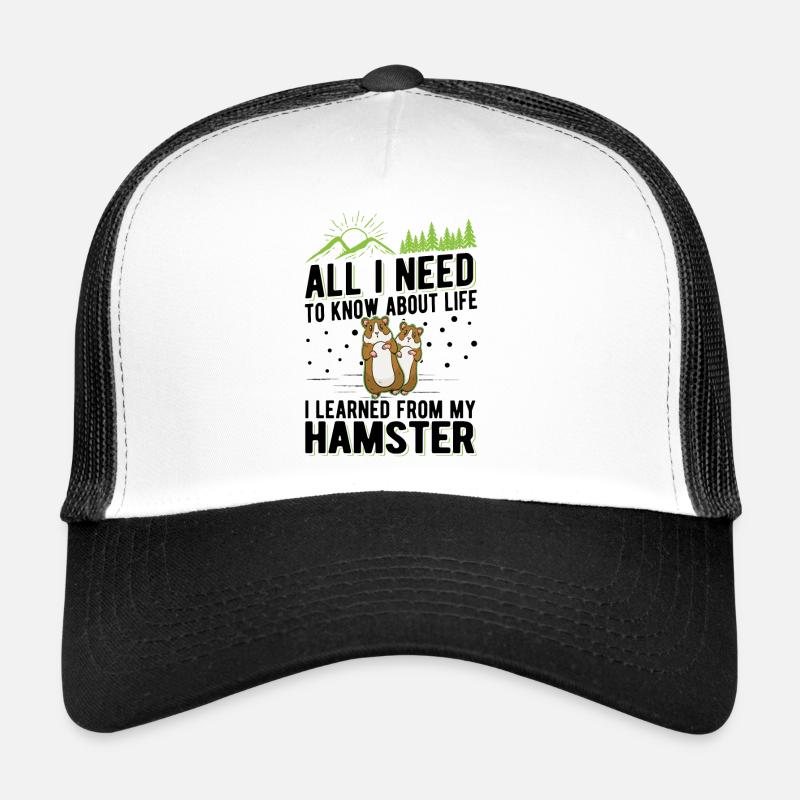 Hamster Cadeau Hamster Roue d’Or Hamster Casquette trucker 