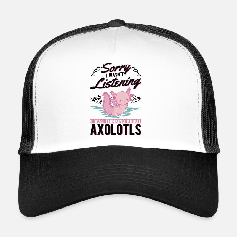 Axolotl Queue Cadeau Amphibien Axolotl Casquette trucker 