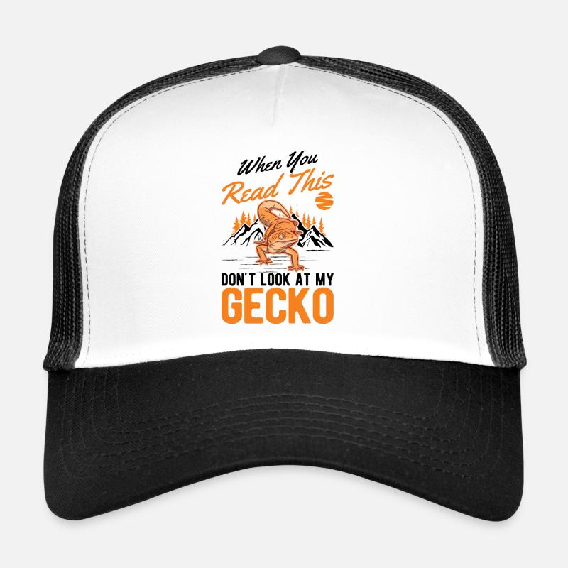 Gecko Cadeau Léopard Gecko Casquette trucker 