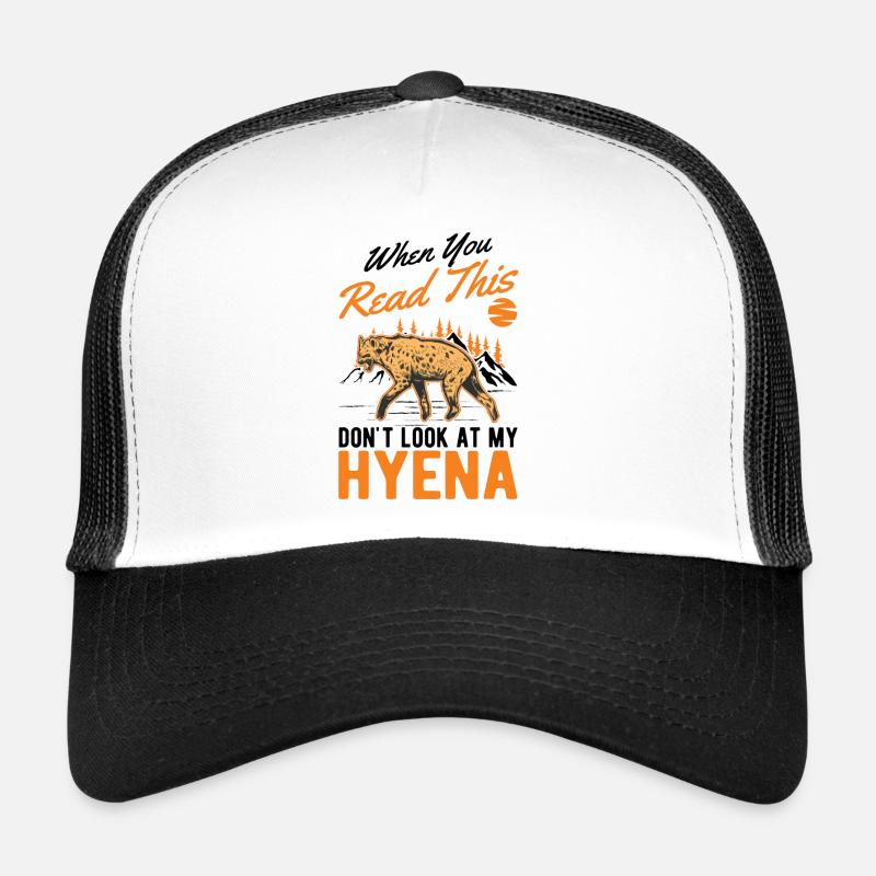 Hyäne Geschenk Erdwolf Hyena Trucker Cap