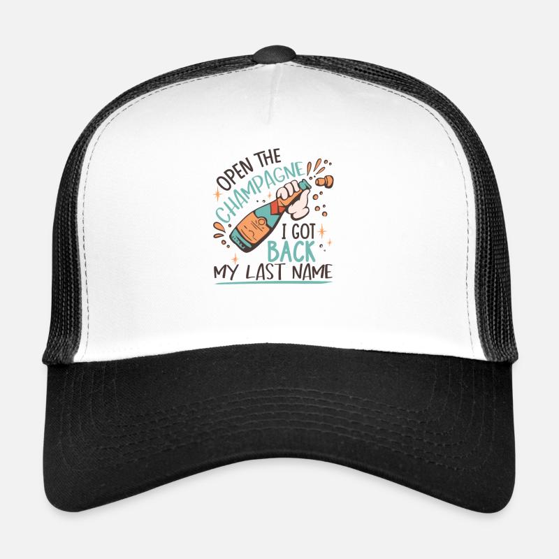 I Got Back My Last Name | Divorce Party Trucker Cap