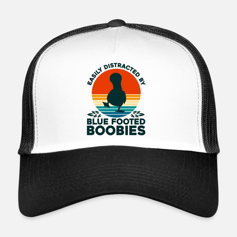 Seabird Blue-footed Gannet Birdwatcher Cadeau Casquette trucker 