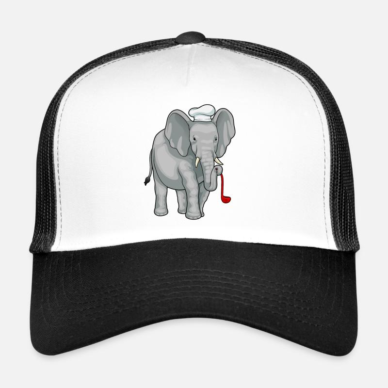 Elephant Koch Chapeau de chef Casquette trucker 