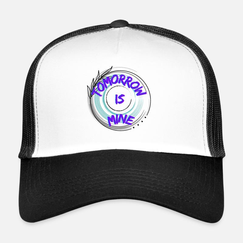 tomorrow is mine - Casquette trucker - blanc/noir