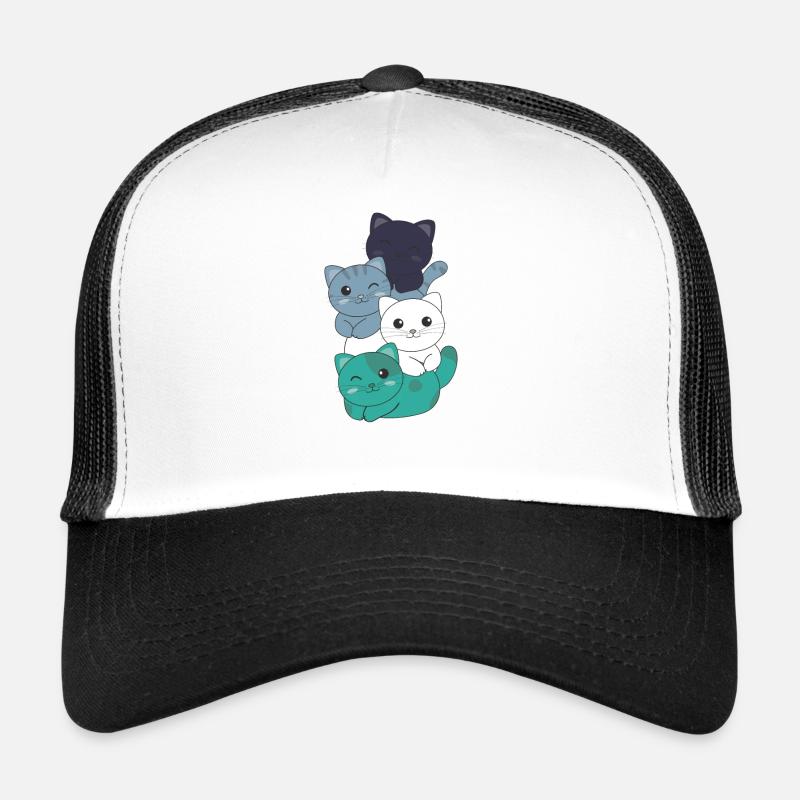 oriented aroace Flag Pride LGBTQ süßer Katzen Trucker Cap
