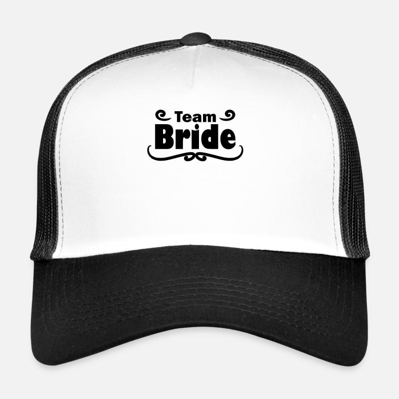 Célébration de mariage nuptiale par équipe Casquette trucker 