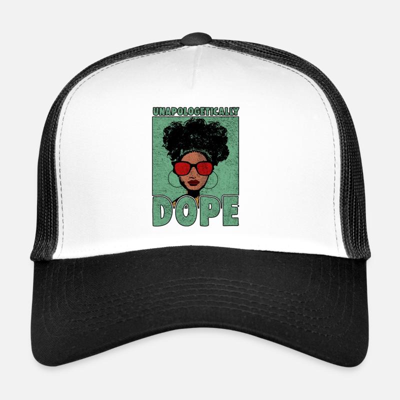 Unapologetically D0pe Black History Month Trucker Cap