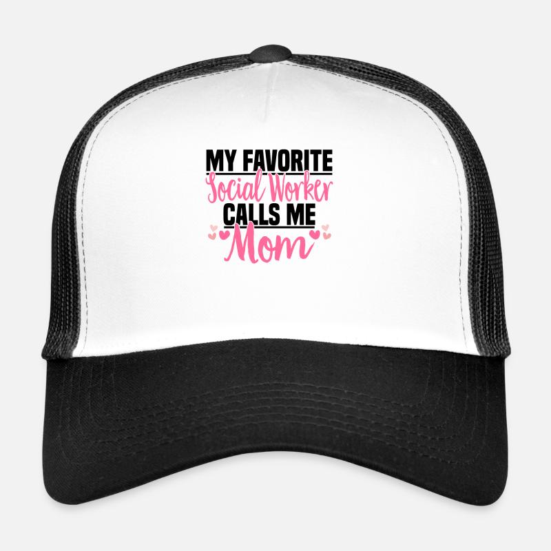 Social Work Social Work Social Work Mom Trucker Cap