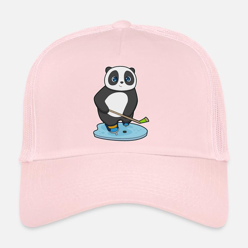Panda Eishockey Eishockeyschläger Trucker Cap