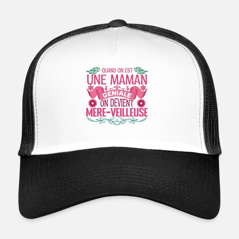 Mère veilleuse cadeau pour maman mère parfaite Casquette trucker 