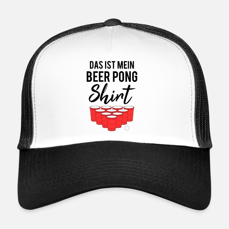 Beer Pong Bier Pong Lustiger Spruch Geschenk Trucker Cap