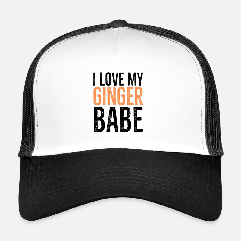 J’aime mon bébé gingembre Casquette trucker 
