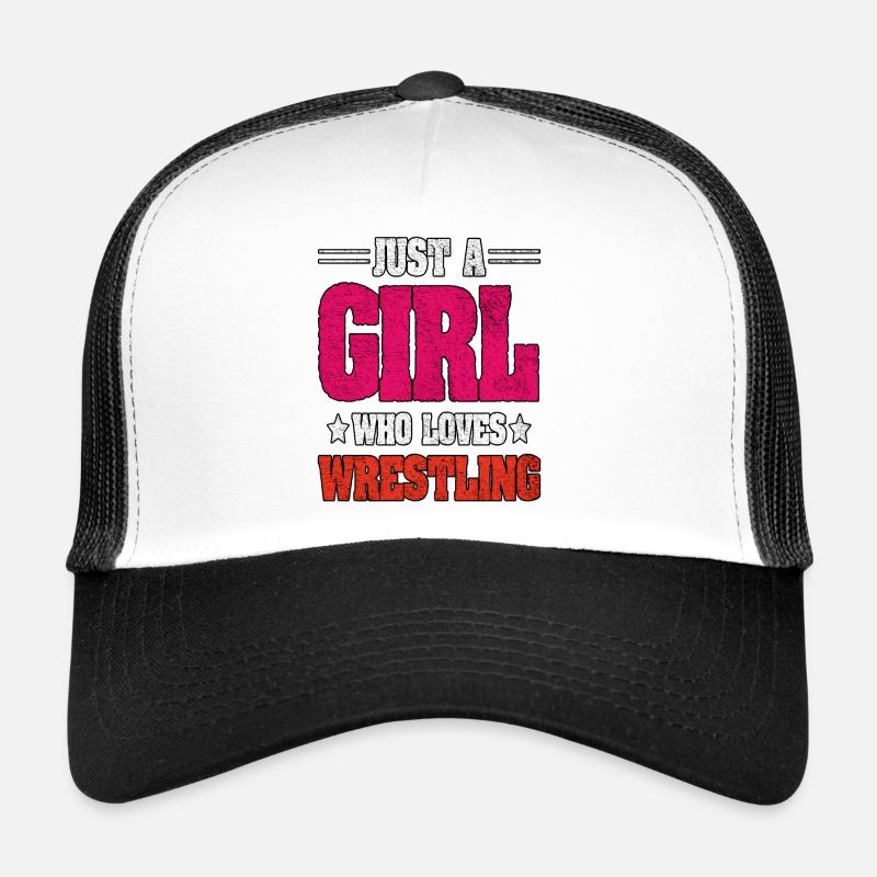 Nur ein Mädchen, das Wrestling liebt Trucker Cap