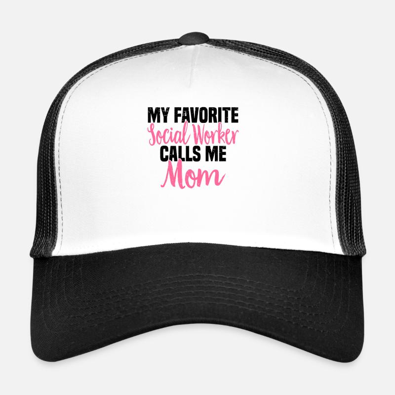 Social Work Social Work Social Work Mom Trucker Cap