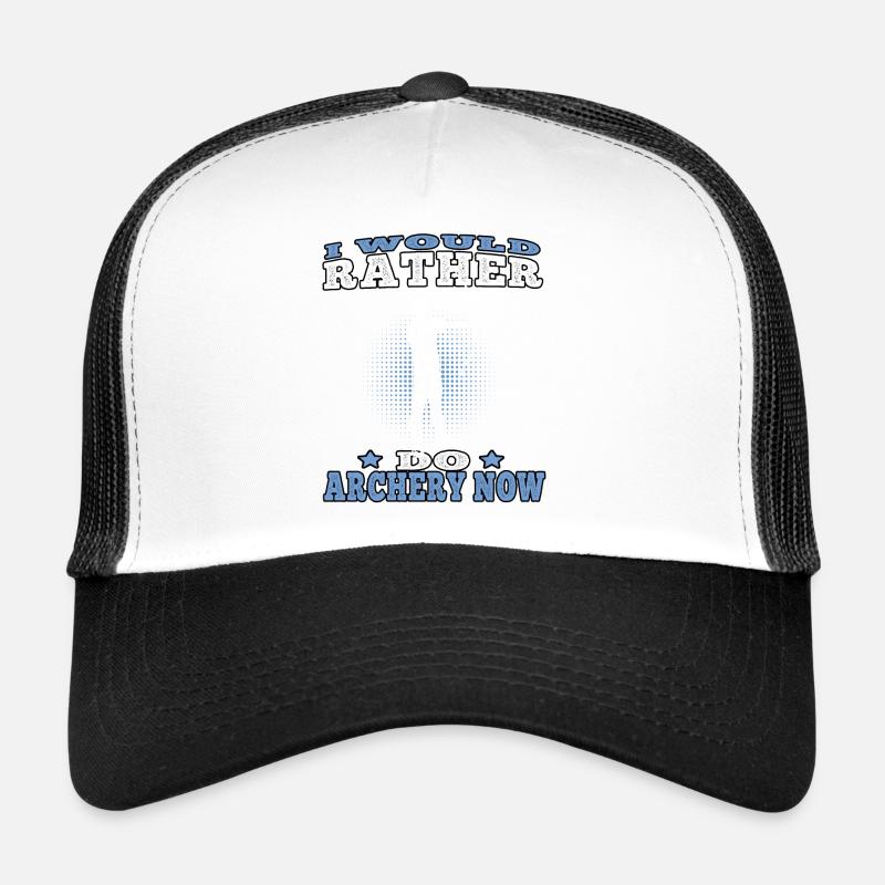 Faites plutôt Archery Archery Archer - Casquette trucker - blanc/noir