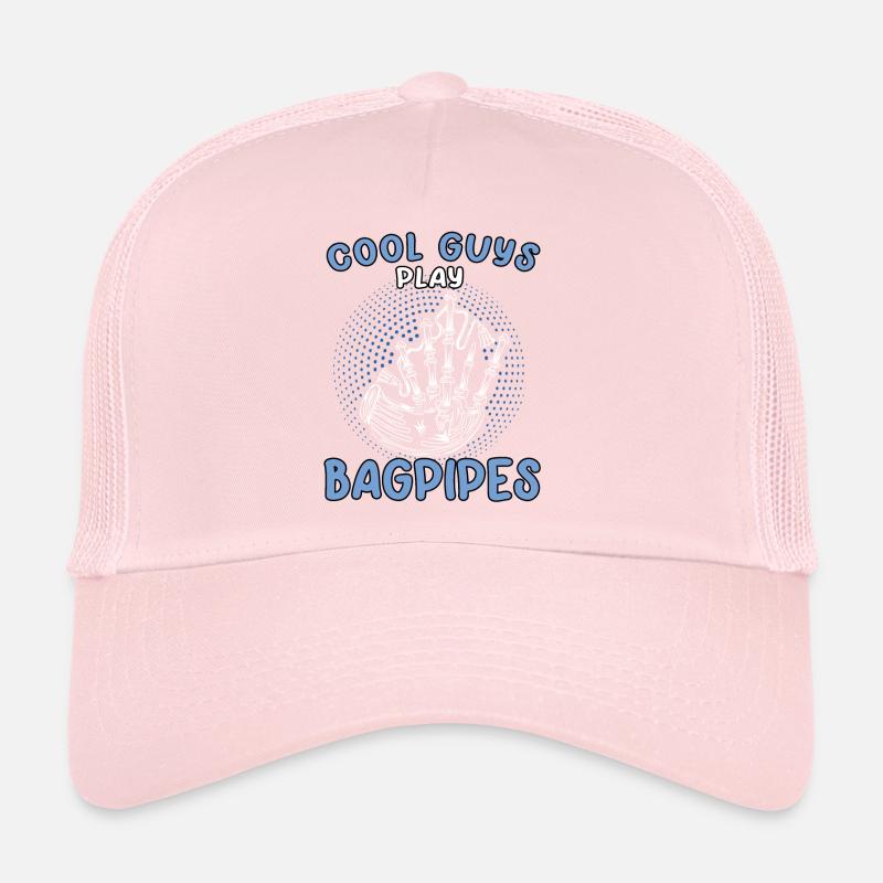 Les garçons jouent de la cornemuse Cornemuse écossaise Casquette trucker 