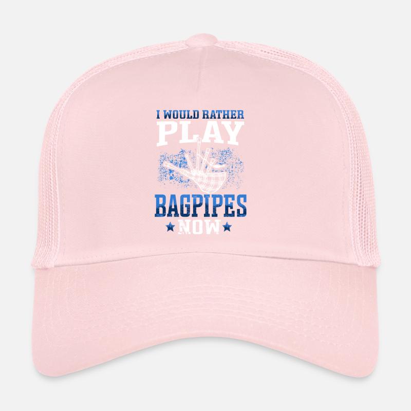 Préférez jouer de la cornemuse écossaise Casquette trucker 