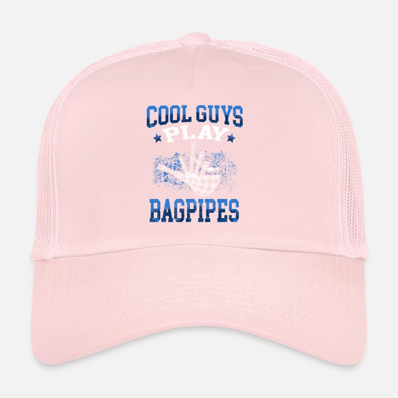 Les garçons jouent de la cornemuse Cornemuse écossaise Casquette trucker 