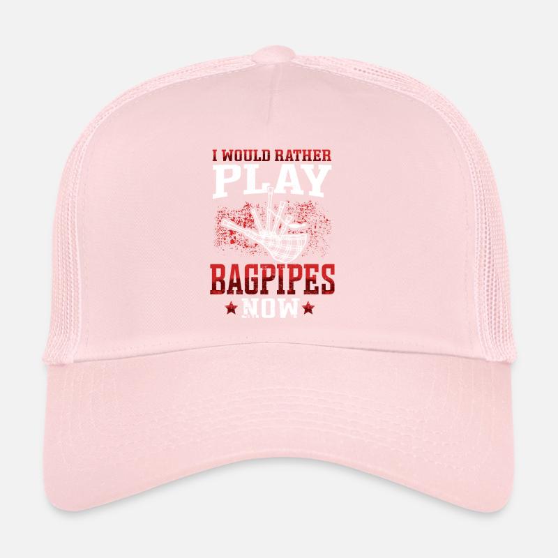 Préférez jouer de la cornemuse écossaise Casquette trucker 