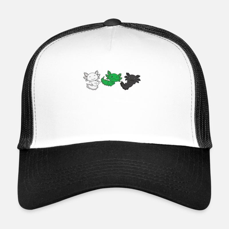 Neutrois Flag Pride LGBTQ Axolotl Trucker Cap