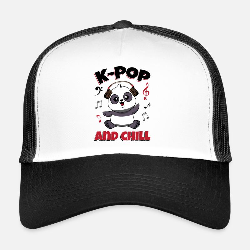 K-Pop et Chill Panda KPop Casquette trucker 