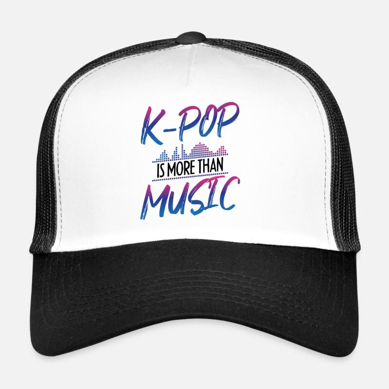 K-Pop Lover Design - Trucker Cap - Weiß/Schwarz