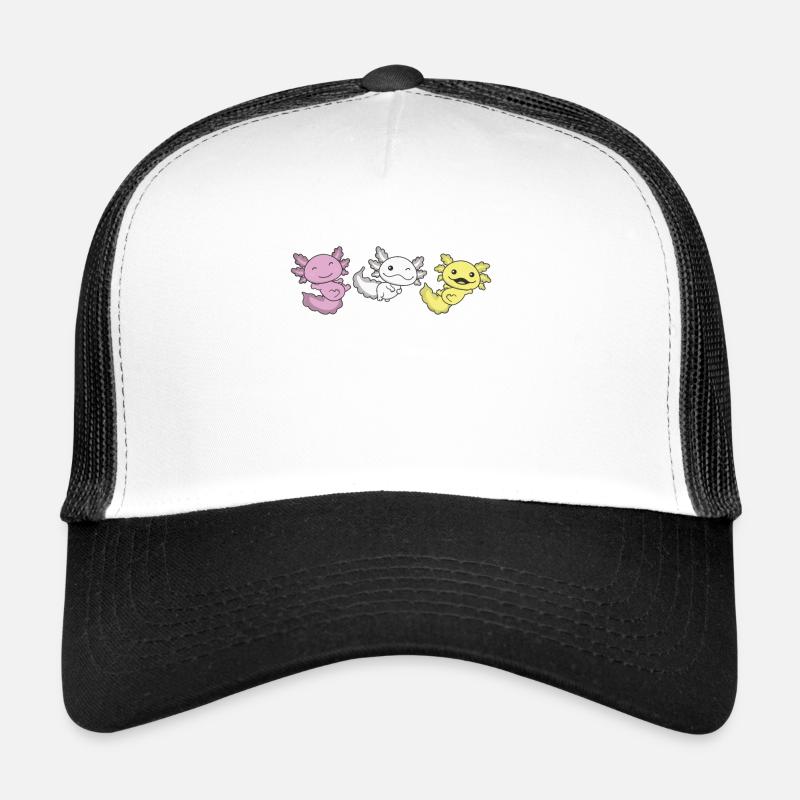Twink Flag Pride LGBTQ Axolotl Trucker Cap