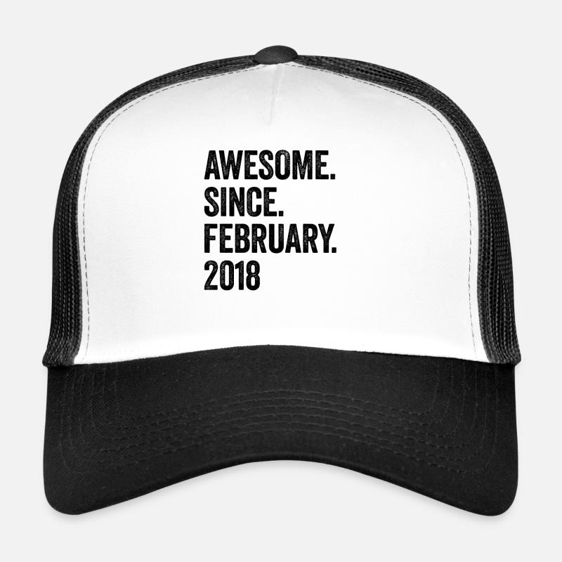 Awesome Since February 2018 5. Geburtstag Trucker Cap