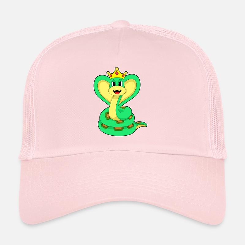 Snake King Crown Trucker Cap