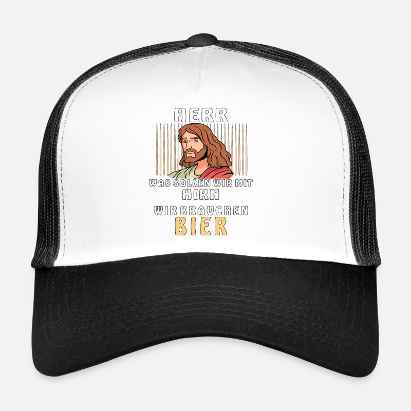 HERR WIR BRAUCHEN BIER Trucker Cap