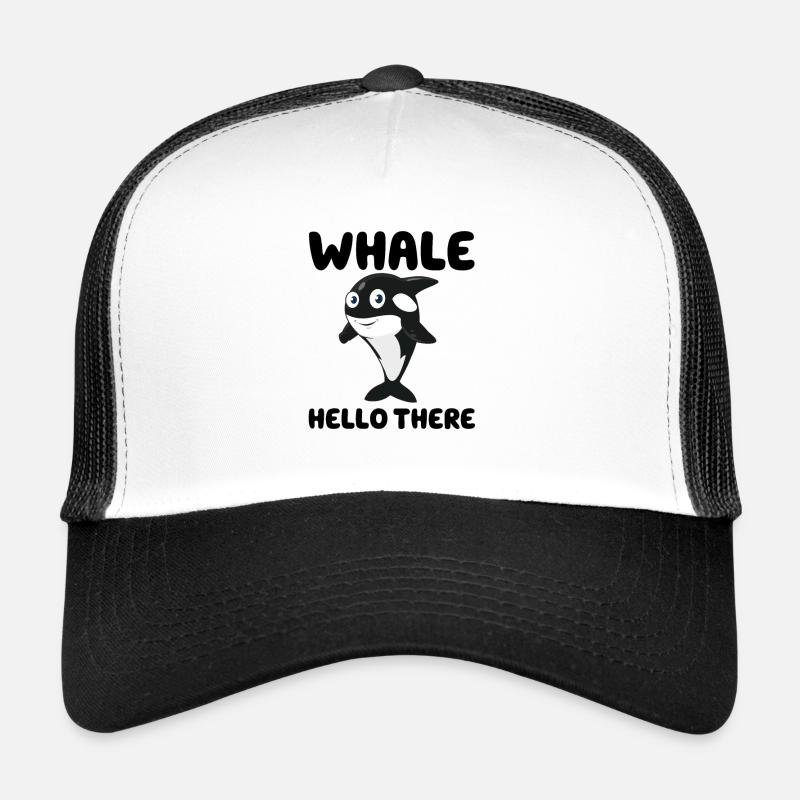 Whale Hello There Trucker Cap