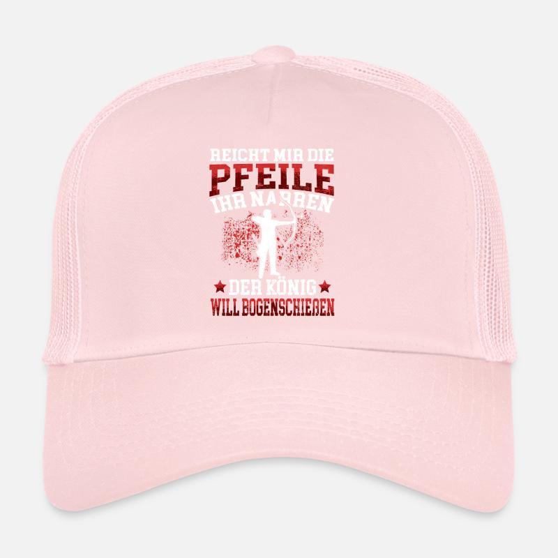 Der König Bogenschießen Bogenschütze Bogenschützen Trucker Cap