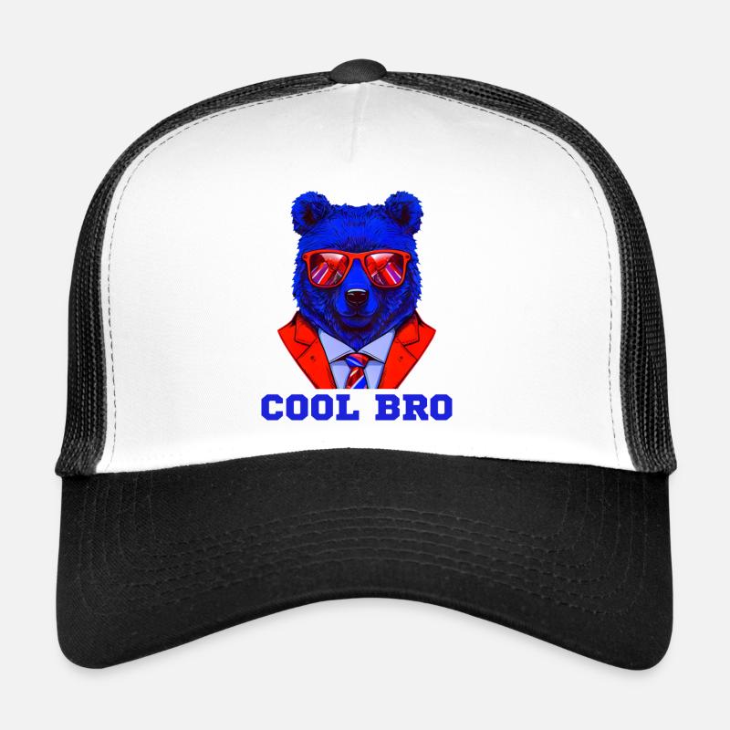 Cool Bro Bear Casquette trucker 