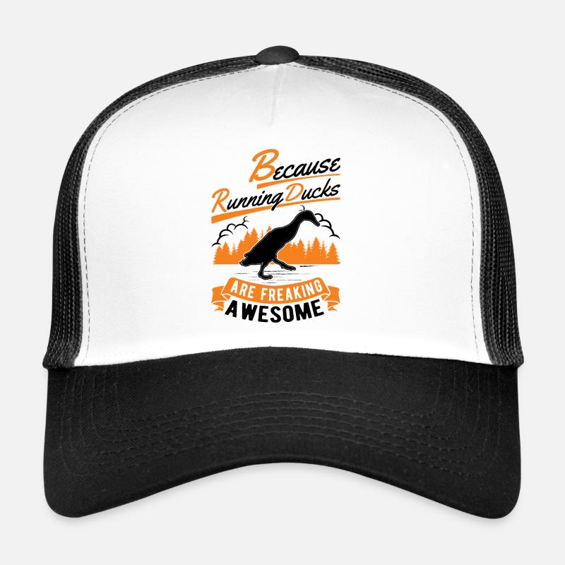Indian Running Duck Gift Runner Duck Trucker Cap