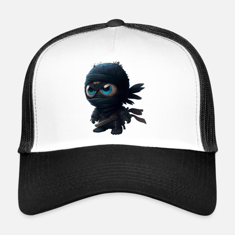 ninja - Casquette trucker  - blanc/noir