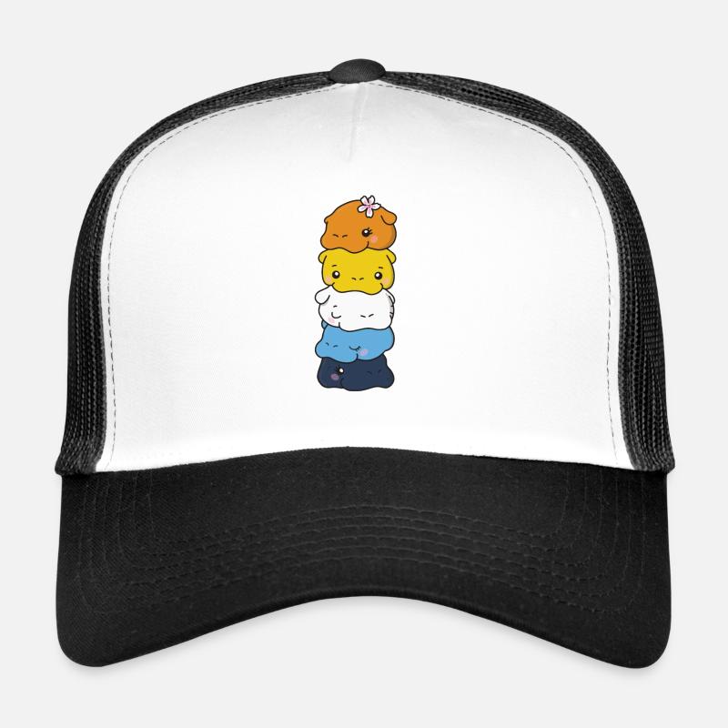 Aroace Flag Pride LGBTQ Mignon Hippopotame Casquette trucker 
