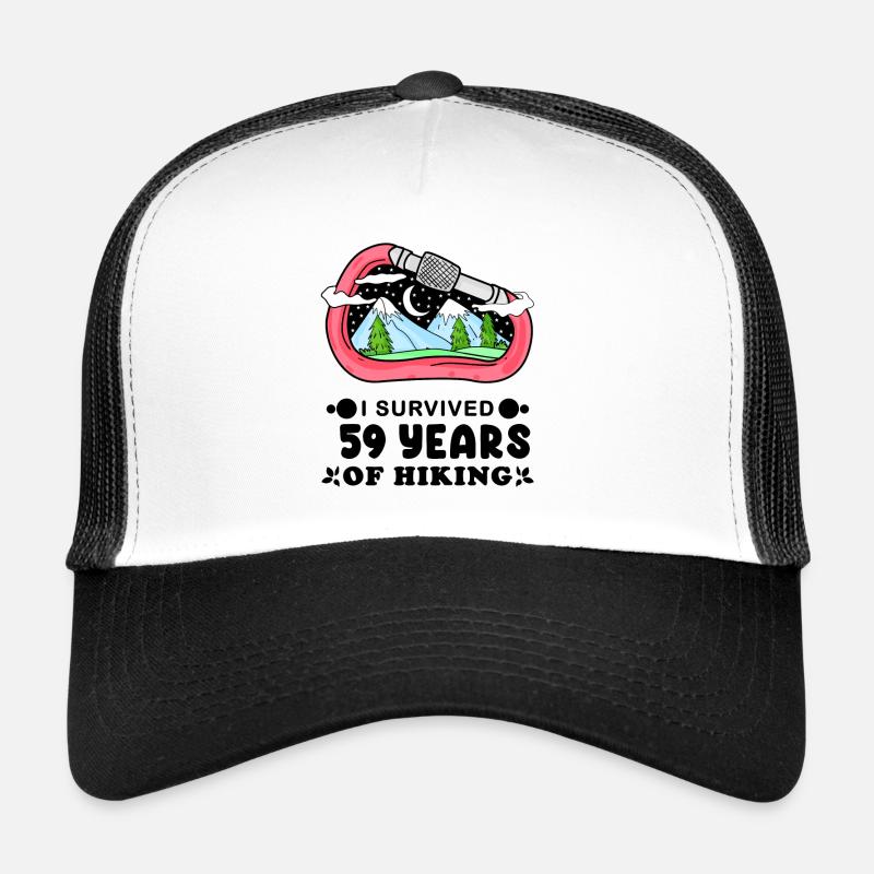 Mountain Wanderer 59th Birthday 59 years old Gift Trucker Cap