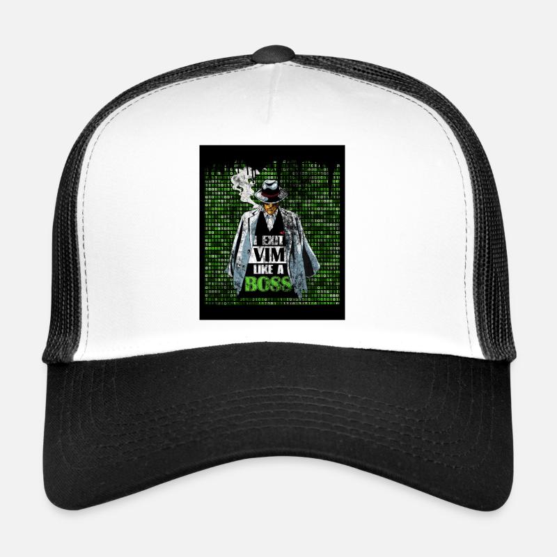 I Exit VIM like a Boss for Linux Linux Lover and Trucker Cap