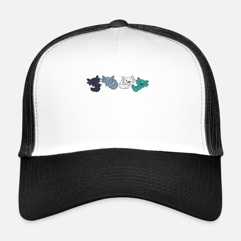Oriented Aroace Flag Pride LGBTQ Axolotl Trucker Cap