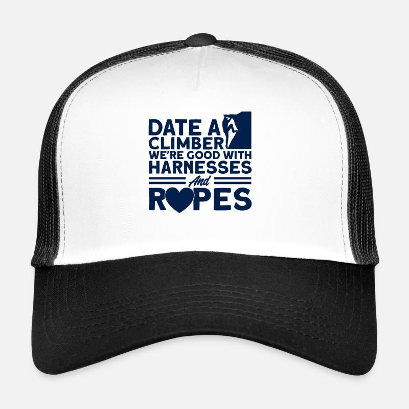 Le grimpeur est bon avec les cordes Escalade Casquette trucker 