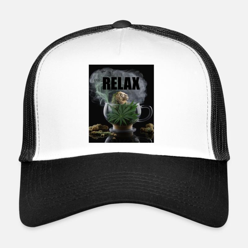 Cannabis Relax Gift Trucker Cap