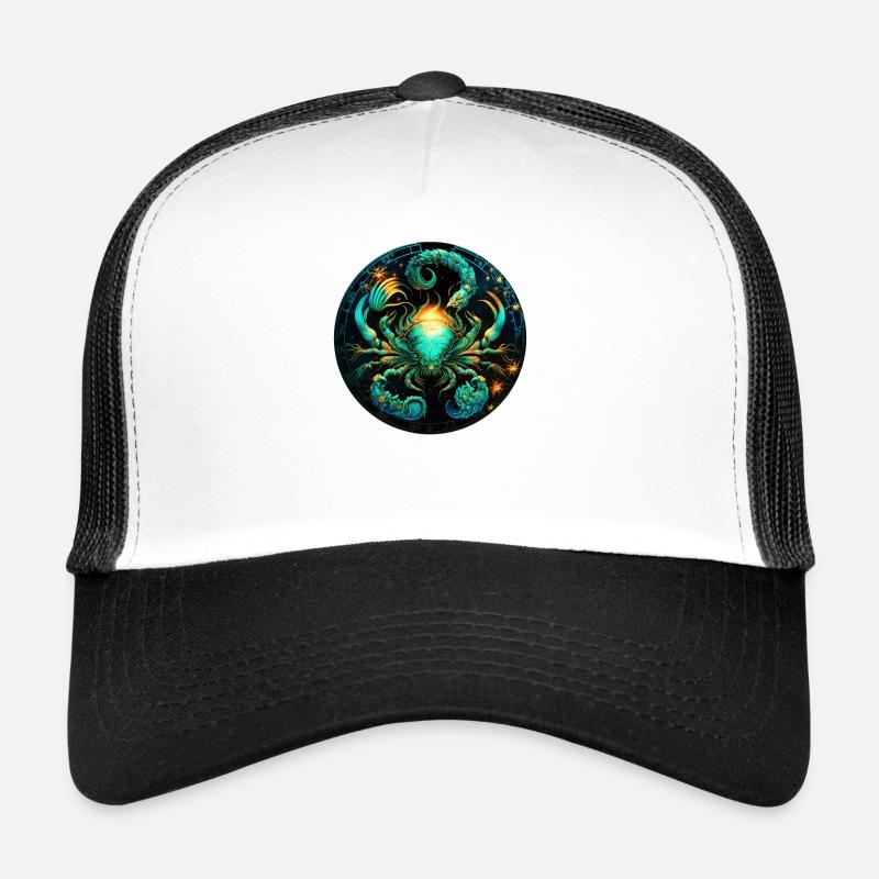 Tragen Sie Ihr astrologisches Sternzeichen mit Stolz: Krebs Trucker Cap