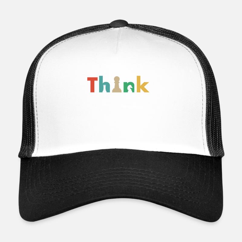 Chess Chess Player Tournament for Clever Minds Trucker Cap