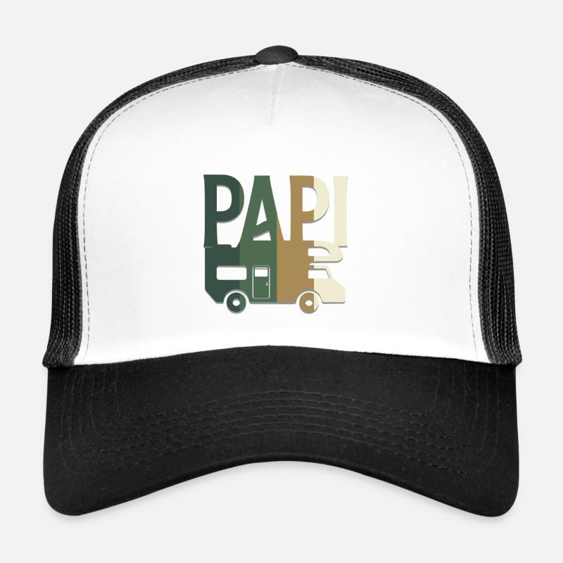PAPI en Camping-car camouflage chasse et pêche Casquette trucker 