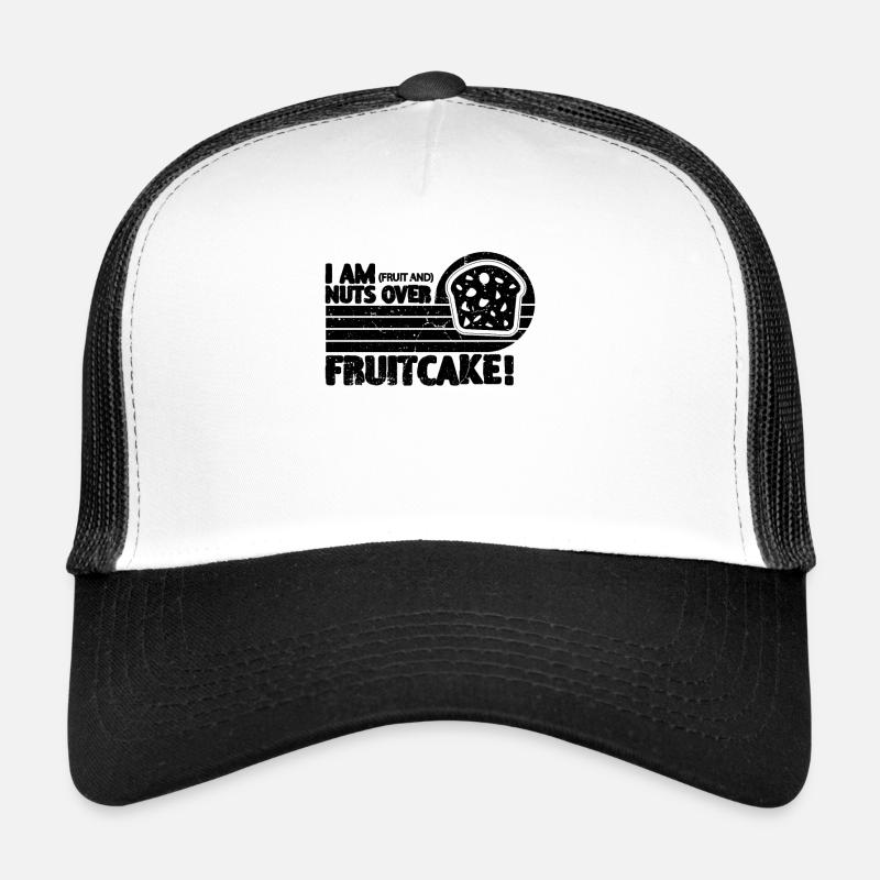 I Am Fruit And Nuts Retro Baking Fruitcake Lover Trucker Cap