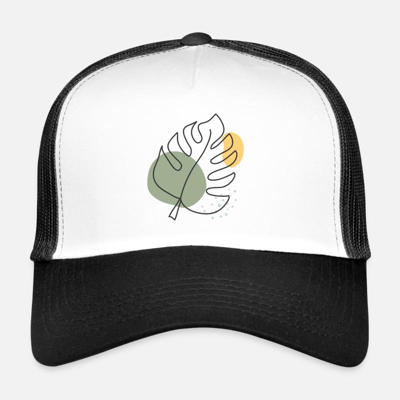 Hand Drawn Flower 9 Trucker Cap