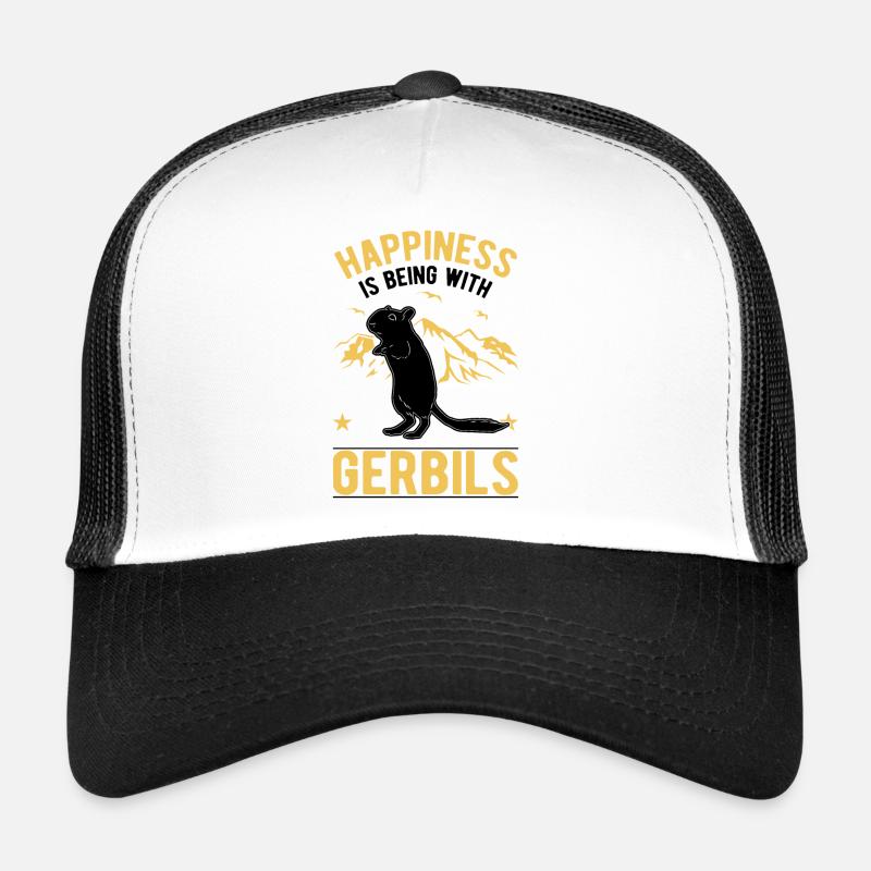 Gerbille Glück gerbille de rat de course Casquette trucker 