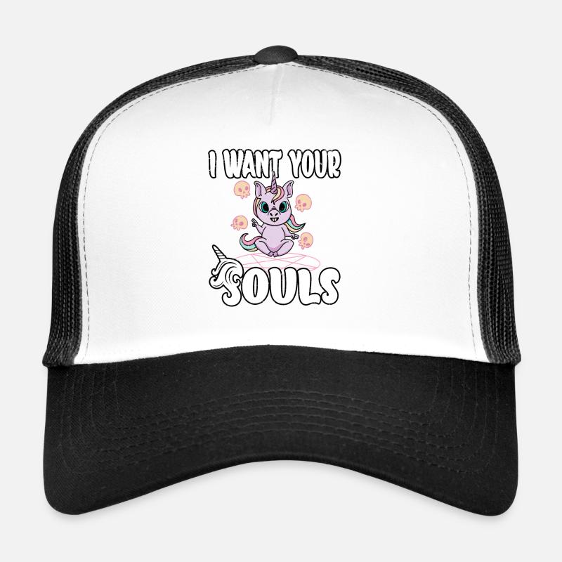 Satan Beelzebub Devil Gothic Pentagram Mystical Trucker Cap