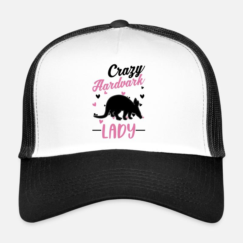 Crazy Aardvark lady Erdferkel Mädchen Trucker Cap