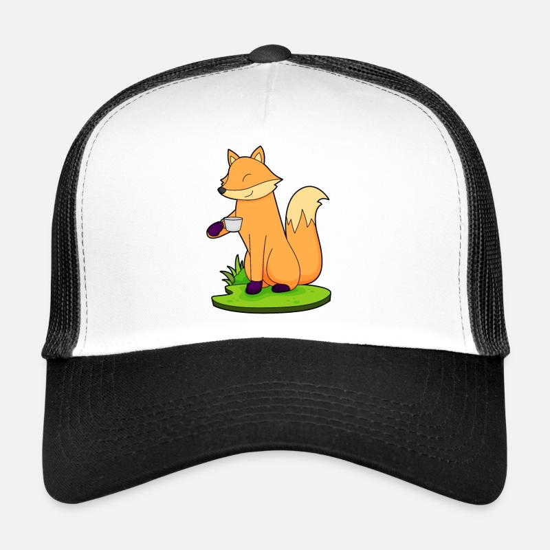 Fuchs Tasse Kaffee Trucker Cap